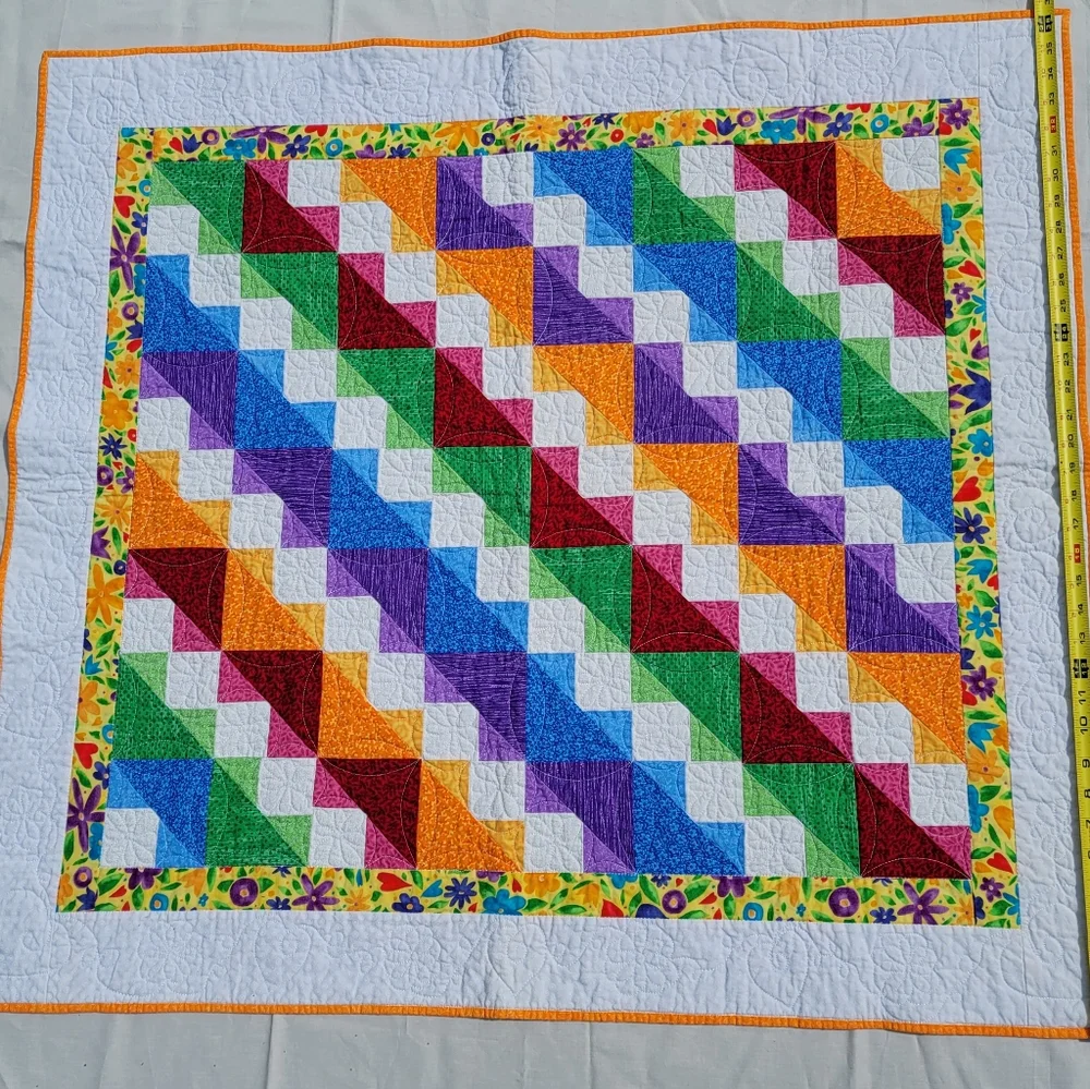 Bits & Pieces Small Quilt Multicolor